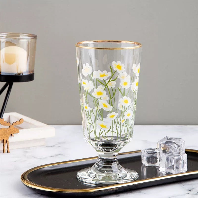 Daisy Glass Cup